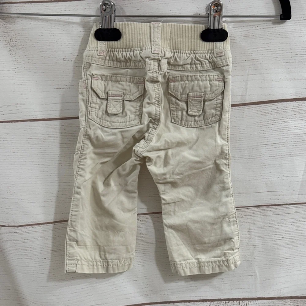 Bundle of 4 Kids Girls Denim Cargo Pants Set Baby Gap, Old Navy size 6-12 month - Picture 10 of 12